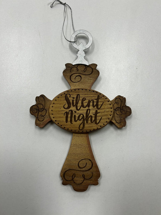 Christmas Ornaments - Wooden Cross