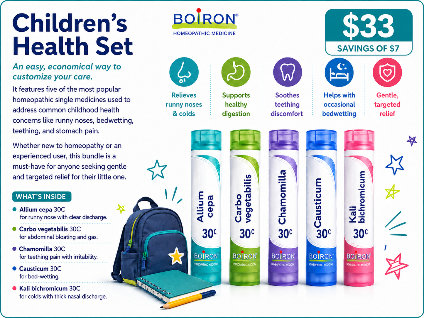 Boiron Children's Health Set