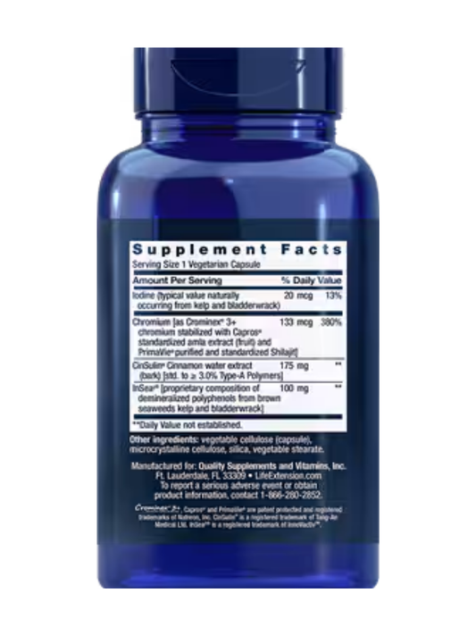 CinSulin® with InSea2® and Crominex® 3+