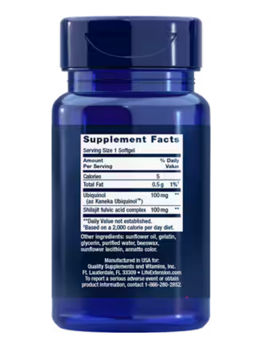 Super Ubiquinol CoQ10 with Enhanced Mitochondrial Support, 100mg, 60 softgels