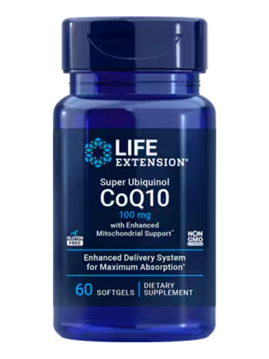 Super Ubiquinol CoQ10 with Enhanced Mitochondrial Support, 100mg, 60 softgels