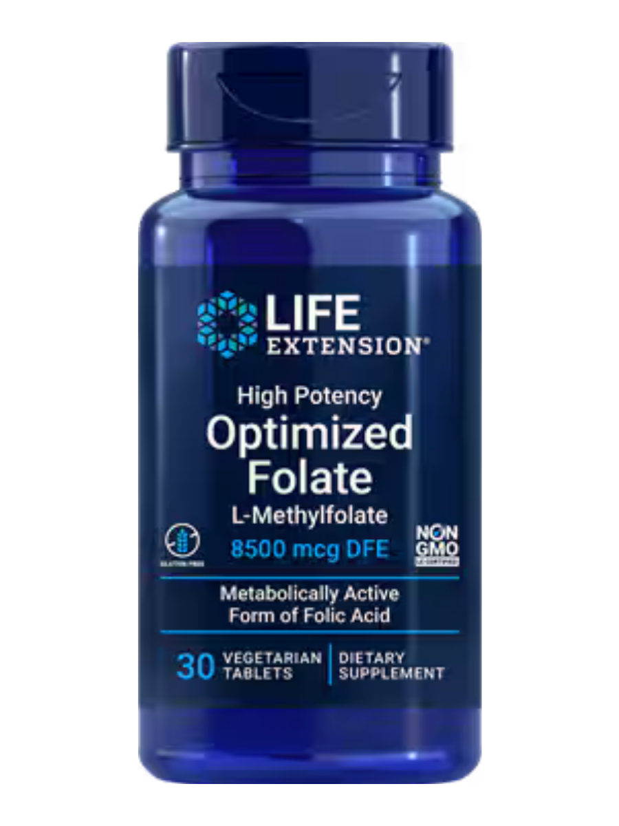 High Potency Optimized Folate, 30 veggie tablets