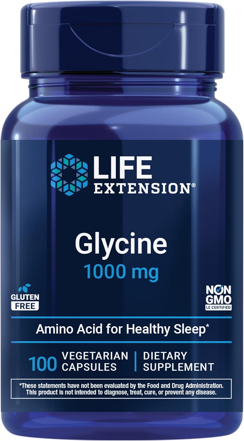 Glycine, 1000 mg, 100 vegetarian capsules