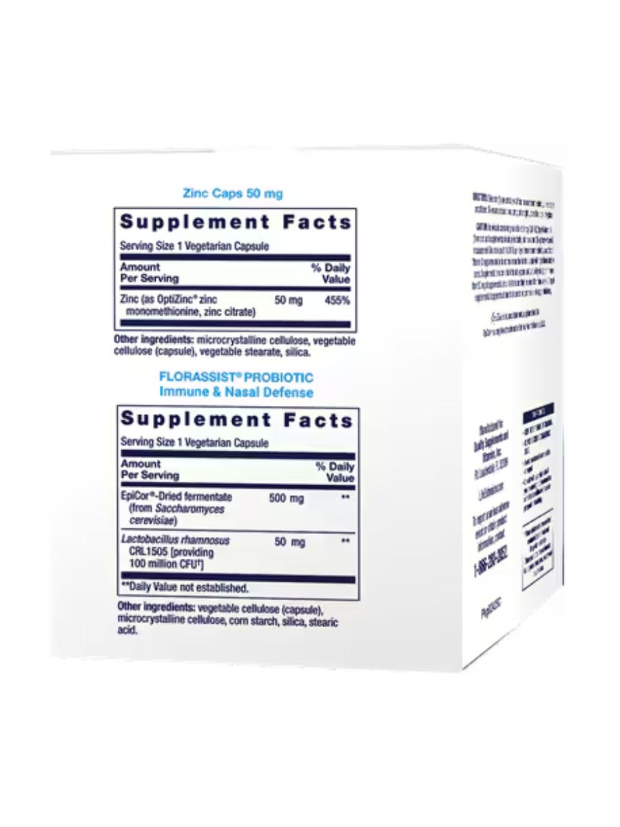 Immune Packs with Vitamin C & D, Zinc and Probiotic