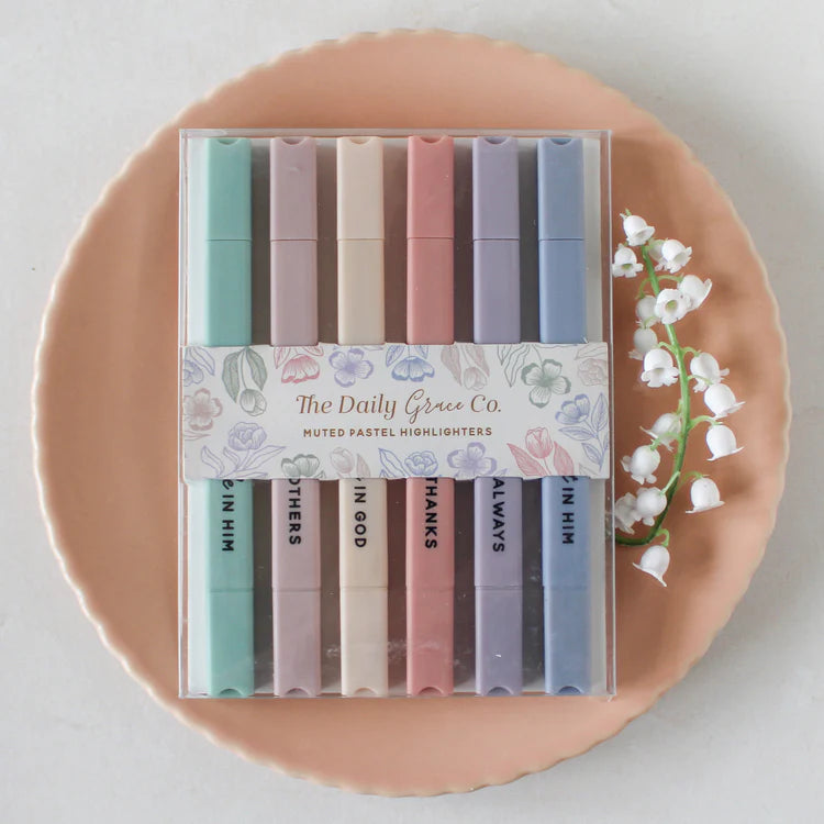 Muted Pastel Highlighters