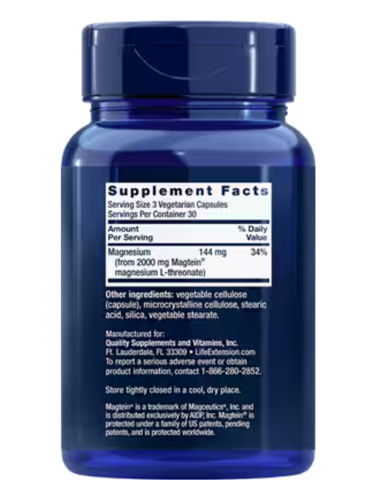 Neuro-Mag Magnesium L-Threonate-90 veggie caps