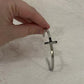 Silver Cross Bracelet