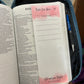 Bible Side Notes