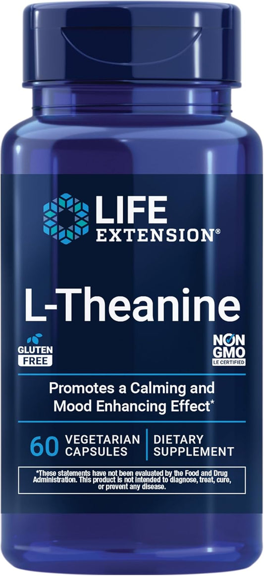 L-Theanine, 60 veggie capsules
