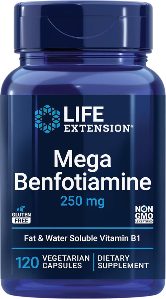 Mega Benfotiamine  250 mg, 120 vegetarian capsules