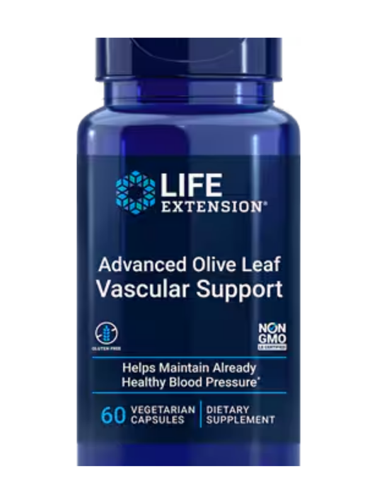 Advanced Olive Leaf Vascular Support - 60 veggie caps