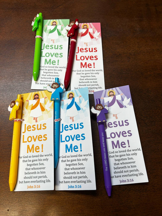 Jesus Colorful Pen