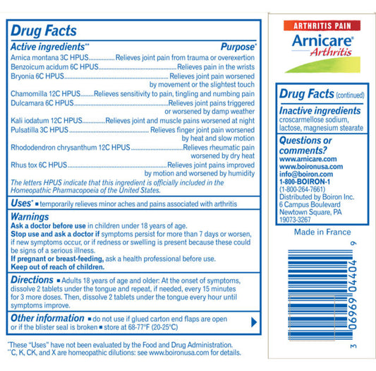 Arnicare Arthritis Pain 60 Tablets